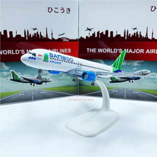 Mô hình máy bay kim loại các hãng hàng không Bamboo 16cm và 20cm Mới