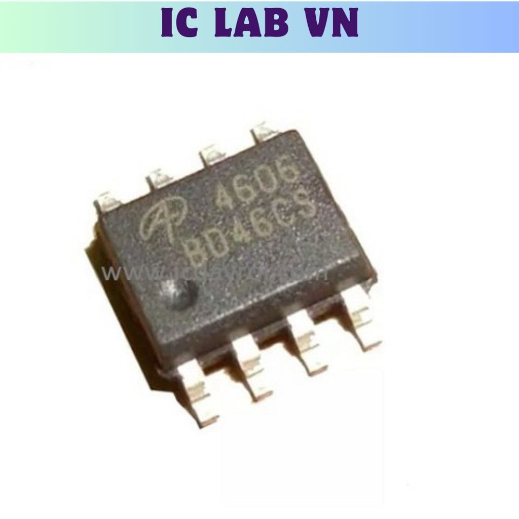 [5 Cái]- AO4606 MOSFET N-P-2CH 6A 30V SOP-8 Ic Lab VN
