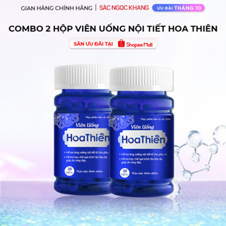 Combo 2 Hộp viên uống Hoa Thiên SẮC NGỌC KHANG giúp bổ huyết, điều kinh, cân bằng nội tiết