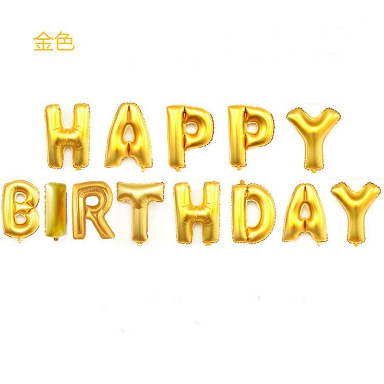 HL012 HBD Thư Trang Trí Tiệc Sinh Nhật Có Nhiều Màu Sắc