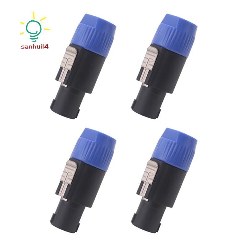 Loa Cắm Khóa Xoắn 4 Cực Loa Cắm Tương Thích Với Speakon NL4FC, NL4FX, NLT4X, NL2FC - 4 GÓI
