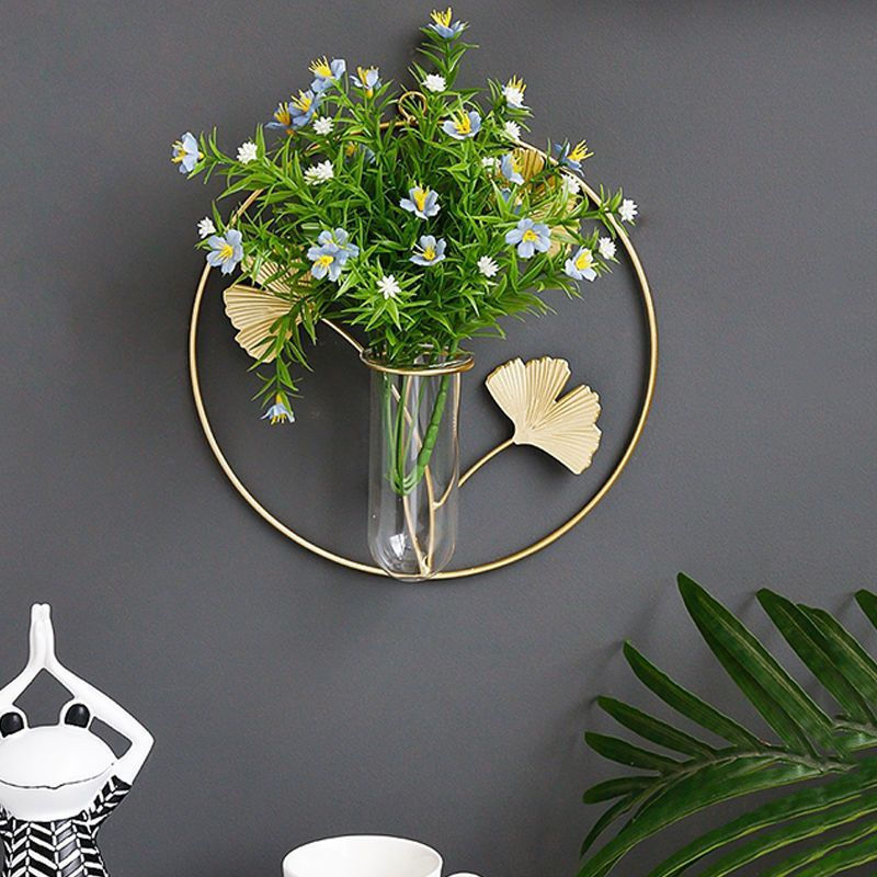 TQ~ins Wall-mounted hydroponic vase, creative wall decoration for restaurants, wall hanging ornament
