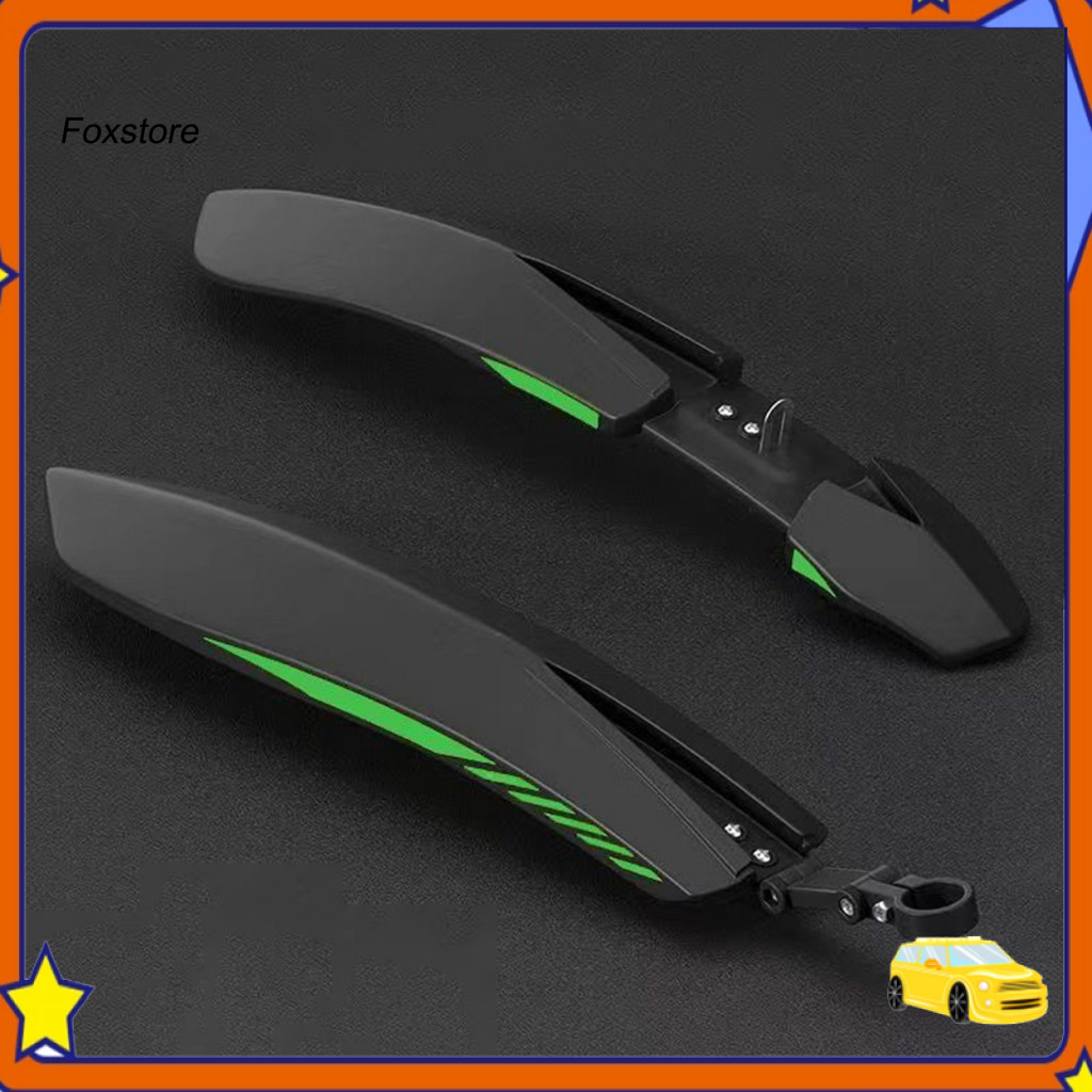 FENDER [Fx] Chắn bùn xe đạp chống bùn Vỏ bọc mở rộng Tấm chắn bùn xe đạp 2 chiếc Bộ chắn bùn xe đạp 