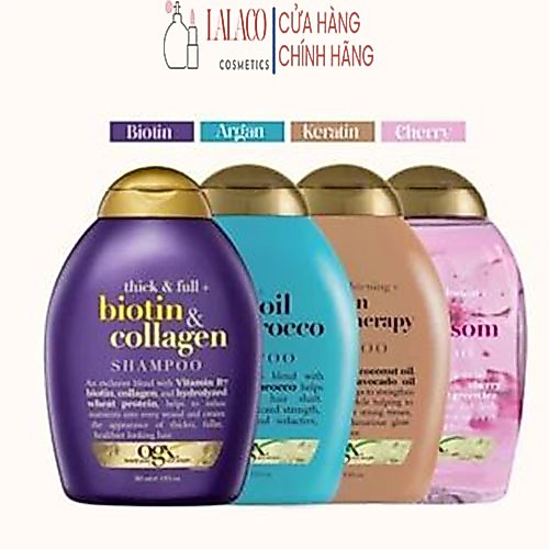 Dầu gội xả Biotin & Collagen OGX 385ml