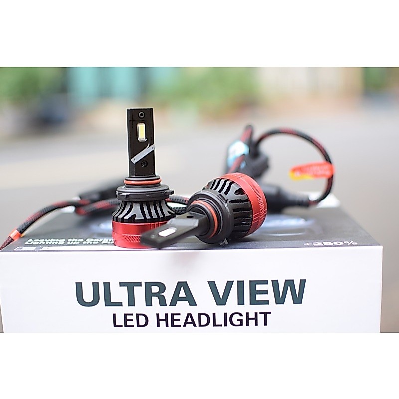 [LEDT2 ISOP] Đèn pha LED Ultra View XTRA +350% chính hãng [Số lượng: 1 cái] [Bảo hành 6 tháng]