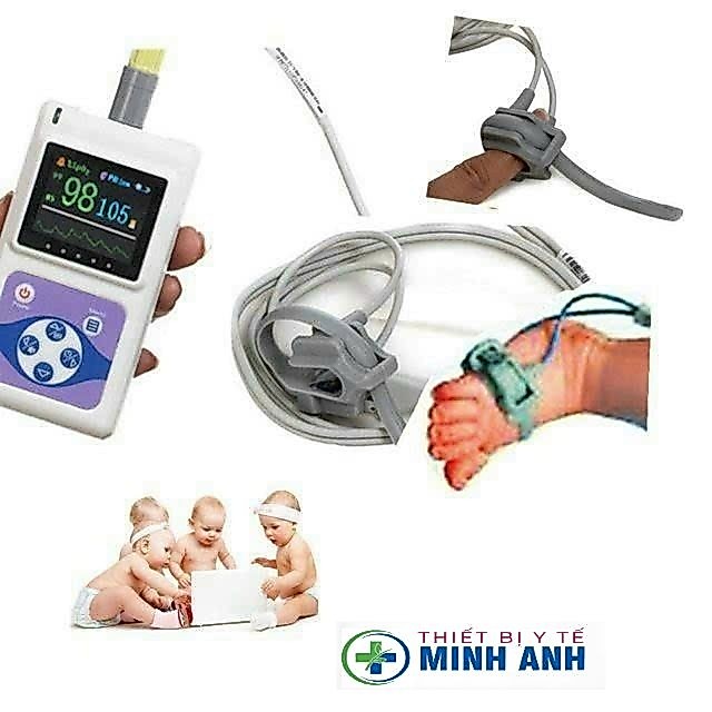 Máy đo Spo2 cho trẻ sơ sinh và người lớn Contec CMS60D Trung Quốc