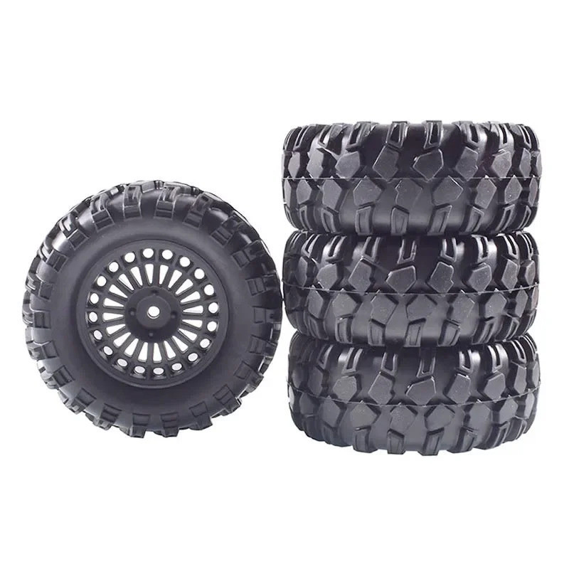 4 90mm 12mm Hex 10 kiểu Lốp cao su & Vành bánh xe nylon cho MN128 MN999 MN86 MJX 10208 Đa năng