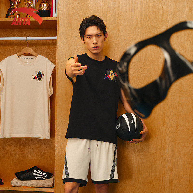 [Kyrie Irving] ANTA Áo Tanktop Bóng Rổ Nam KAI 872631106R Áo thời trang đi chơi