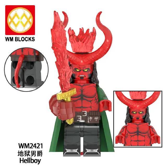 WM Building Blocks Wm2421 Hellboy Building Blocks Doll Assembled Model Gift 6AhQ