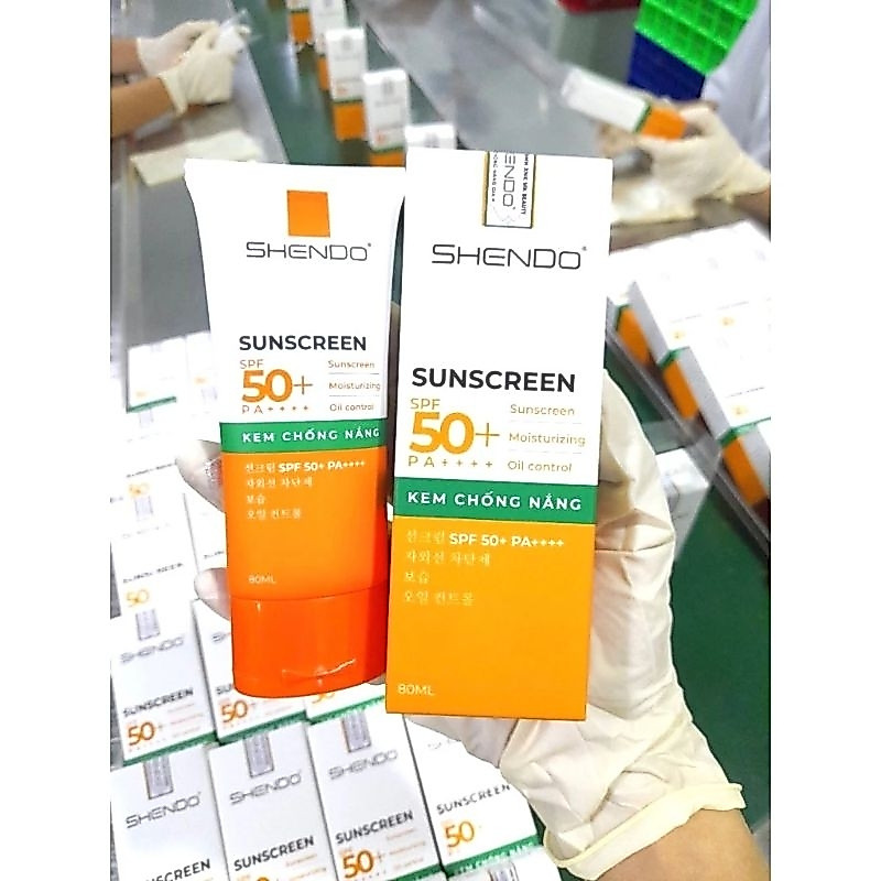 Kem Chống Nắng SHENDO Sunscreen SPF50+ PA++++ - 80ml