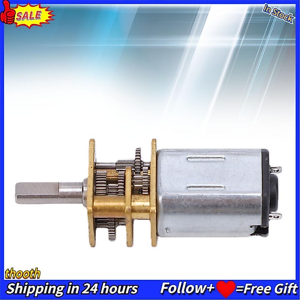 Thooth Thooth Động Cơ DC Tốc Độ Thấp 6V Nhỏ Thiên Điện Mini Gear N20 Micro 30Rm Ga12N20 3V Mới Dc3V 