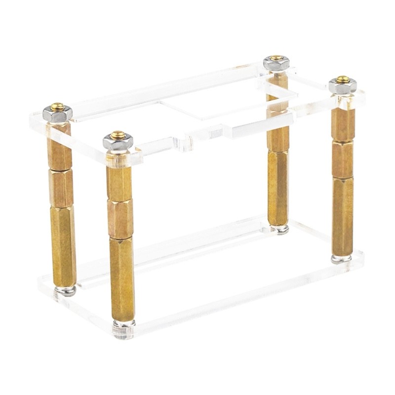Phụ kiện bảng phát triển QUU cho Pi 2W Bo mạch chủ Vỏ Acrylic Vỏ bảo vệ trong suốt