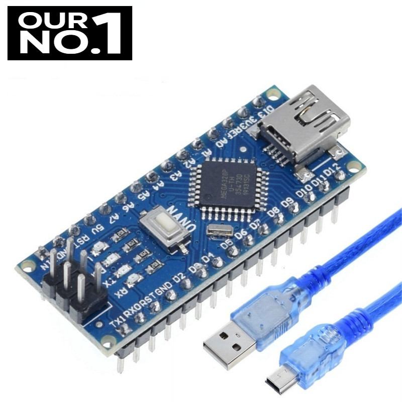 Bộ điều khiển Nano V3.0 ATmega328P tương thích với trình điều khiển USB arduino nano CH340 có CÁP NA