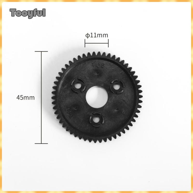 Tooyful RC Car 54T Gear cho tỷ lệ 1 / 10 Traxxas Slash RC Phụ tùng xe tải ngắn