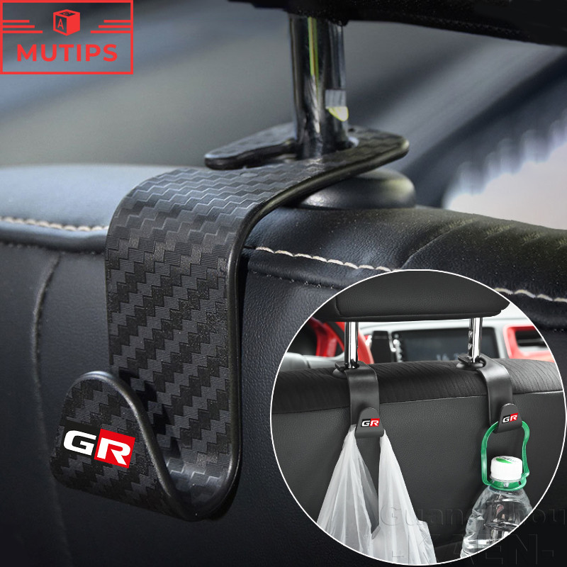 Toyota GR Ghế Sau Ô Tô Tựa Đầu Móc Xe Chịu Lực Bảo Quản Móc Treo Túi Xách Người Tổ Chức Cho 86 Yaris
