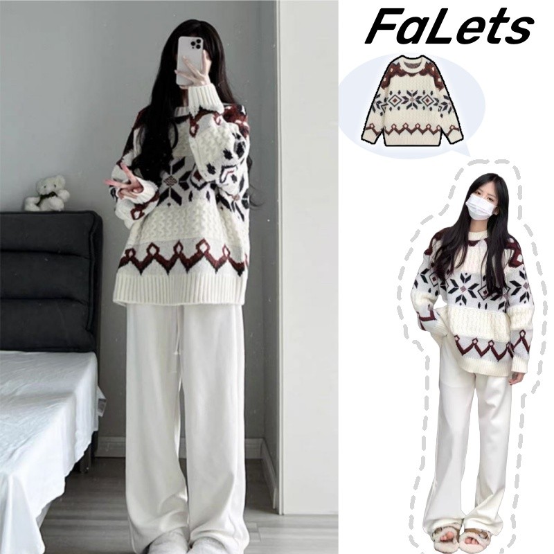 Áo len Nữ dệt kim Thu Đông Sọc Dệt Kim Phong Cách Mới | BigBuy360 - bigbuy360.vn