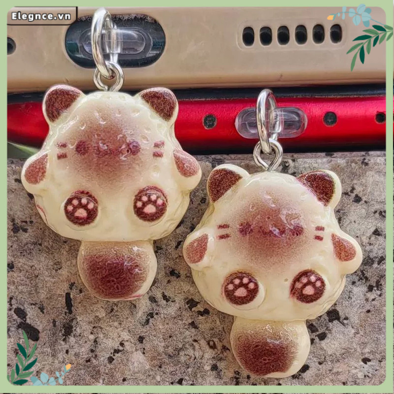 【Elevn】Phích cắm chống bụi điện thoại hình mèo hoạt hình sáng tạo cho cặp đôi | BigBuy360 - bigbuy360.vn