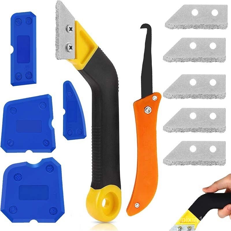 Seam Cleaner Seam Cleaner Cửa Vệ Sinh Windows 9 Keo Filling Tool Set Floor Seam Tool Bán Hàng Trực T