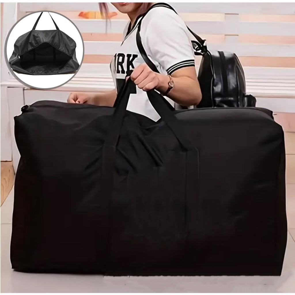 Extra-large storage shopping bag foldable and portable supermarket shopping bag  large capacity eco-