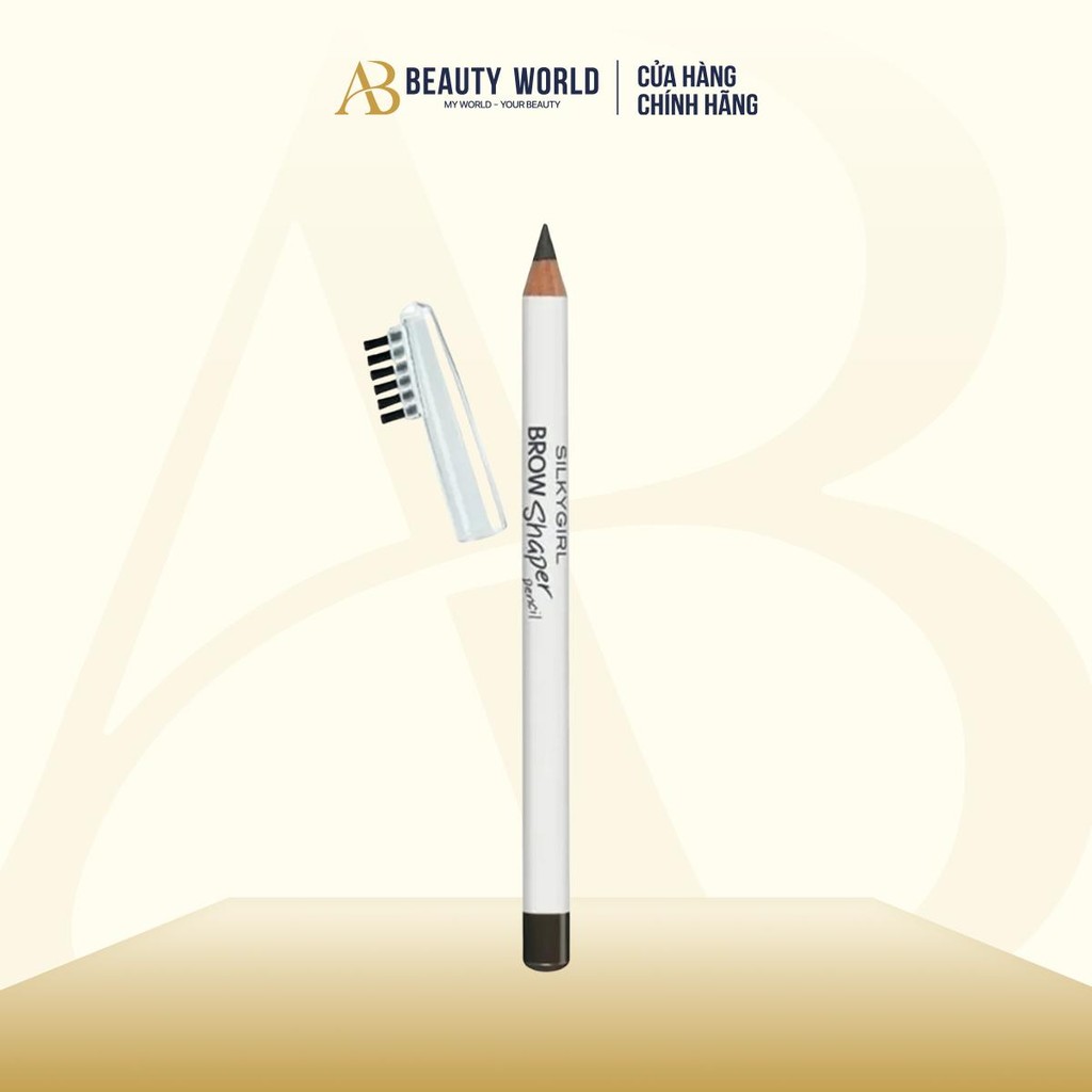 Chì Kẻ Mày Kèm Chối Silkygirl Brow Shaper Pencil AB Beauty World