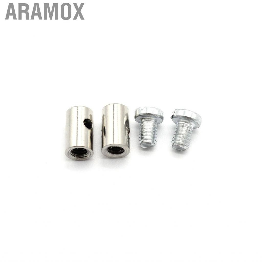 Aramox 6 mm Núm dây cáp hàn không cho xe đạp xe máy xe máy Quad quad 8pack
