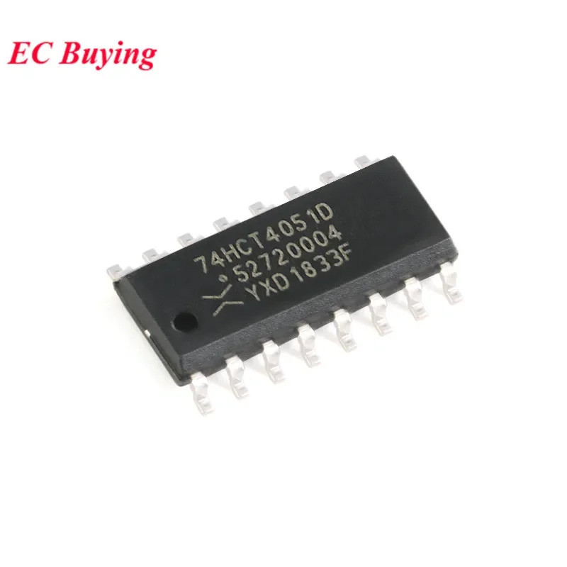 EC buying 5 Cái / lốc 74HCT4051D 118 74HCT4051 SOIC-16 SOIC16 8 Kênh Analog Multiplexer / Demultiple