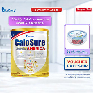 Sữa bột Calosure America 800g vị thanh nhẹ - VitaDairy