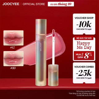 Son Bóng JOOCYEE Spiral Shell Glazed Dưỡng Ẩm Chăm Sóc Môi Căng Bóng Mượt Môi Trong Suốt Lâu Trôi Che Phủ Rãnh Môi Màu Sắc Thời Trang Tự Nhiên 3.5g