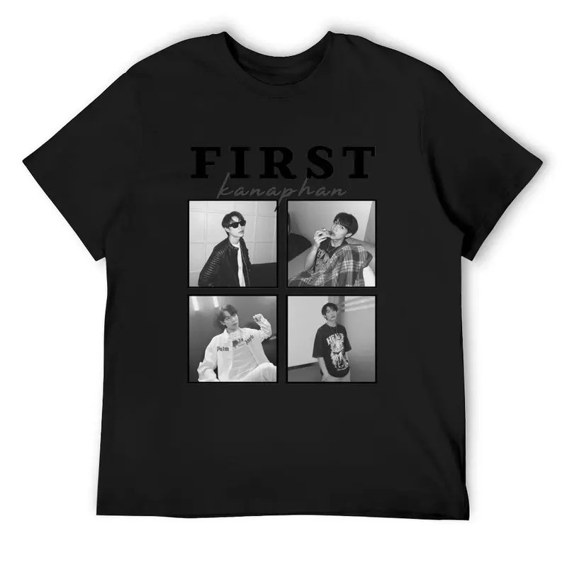 Áo thun Kanaphan Concert đầu tiên (Only Friends) Mẫu Poster (Phiên bản trắng) Quần áo đồ họa bóng rổ