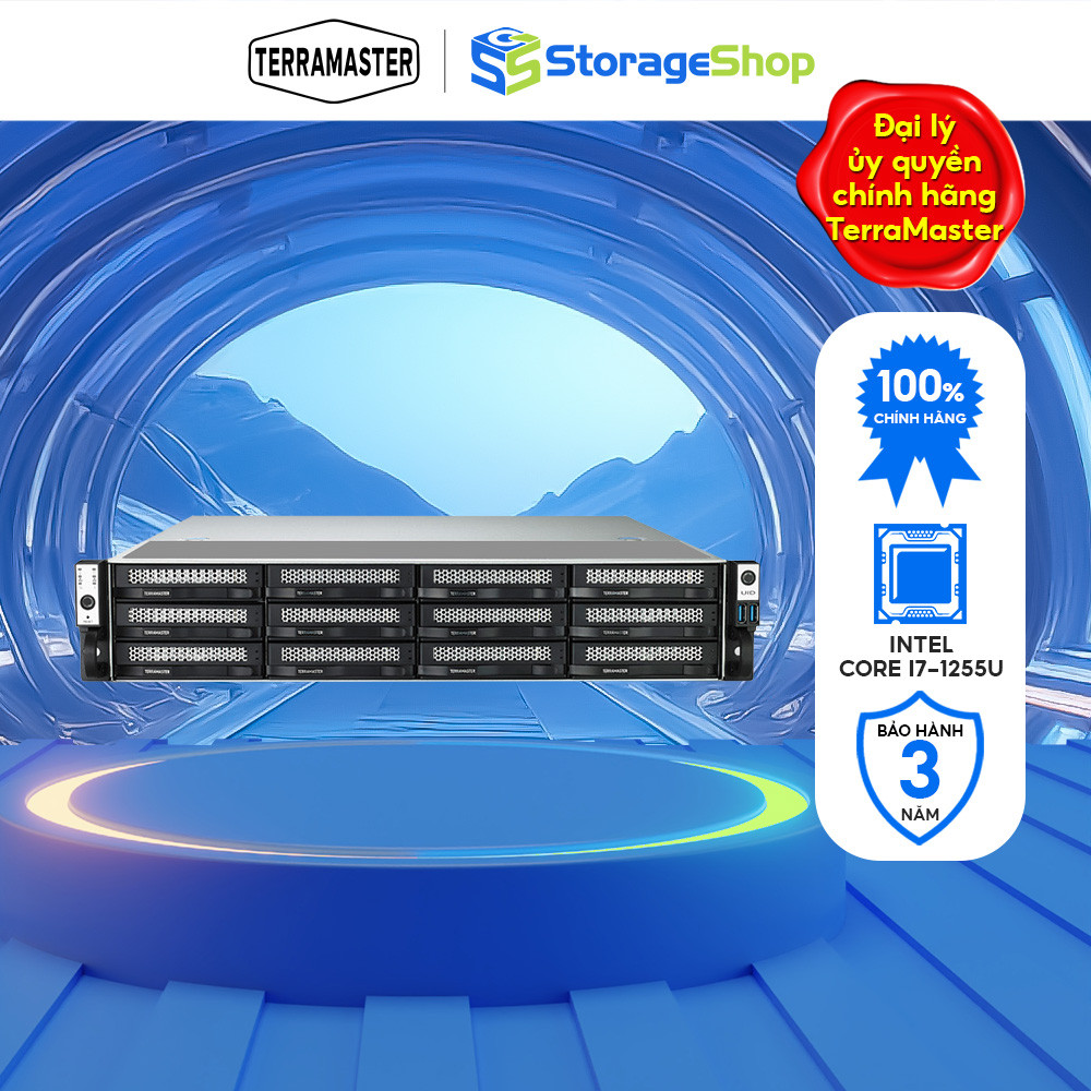 Thiết bị lưu trữ mạng NAS TerraMaster U12-500 PLUS 12-BAY -  Storage Shop