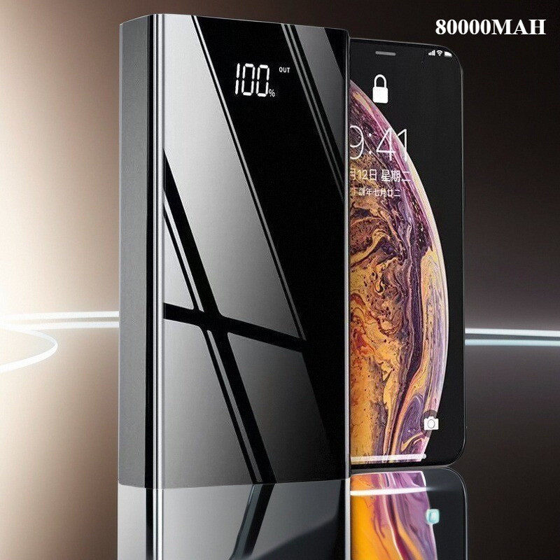 48(80000MAH)sạc dự phòng pin 50000mAh sạc nhanh pin 120W dung lượng lớn có sẵn nhiều dây sạc