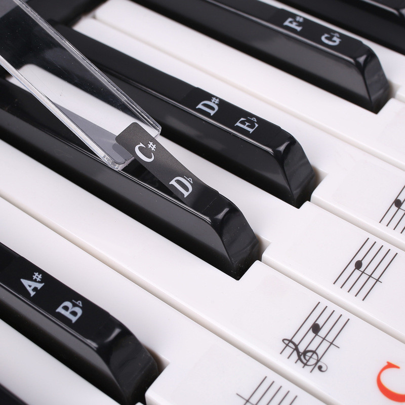 Đàn Piano Điện Tử Đàn Piano Bàn Phím Miếng Dán Bàn Phím Đàn Piano Màu Miếng Dán Đàn Piano 88 Phím Mi