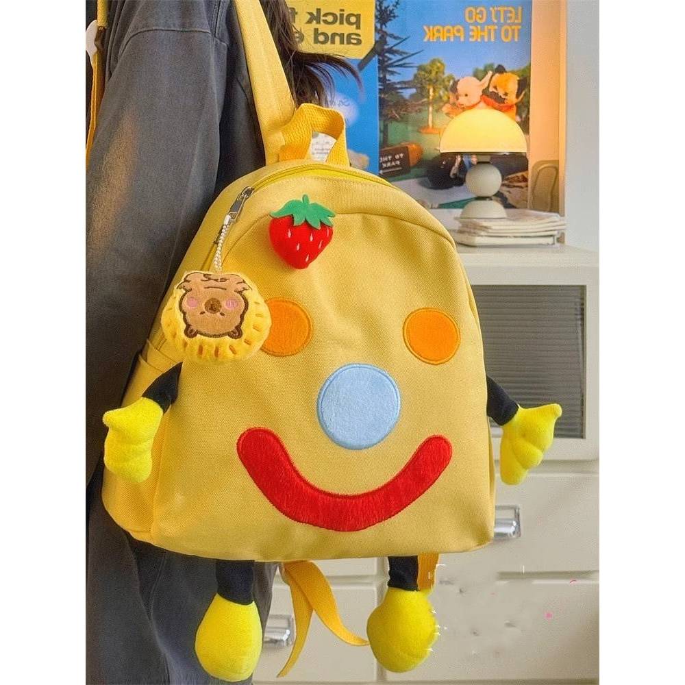 Japanese Cute Cartoon Cute Girl Girls Student Canvas Backpack Women's Korean-Style Schoolbag Backpac