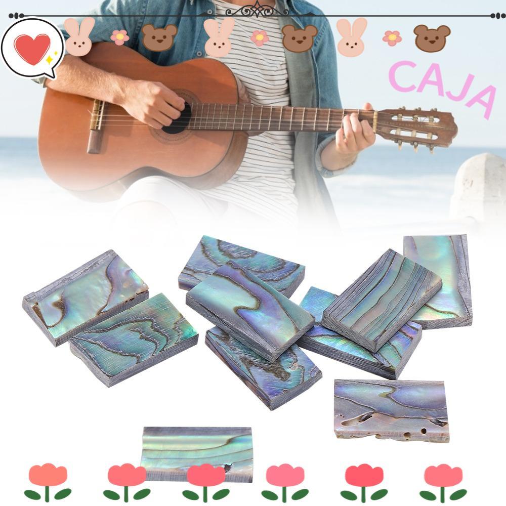 CAJA1 ​10 Cái Vỏ bào ngư Inlay​, Vỏ bào ngư ​Mẫu tờ ​Chất liệu đàn Guitar Inlay​, ​Đàn Guitar Fretbo