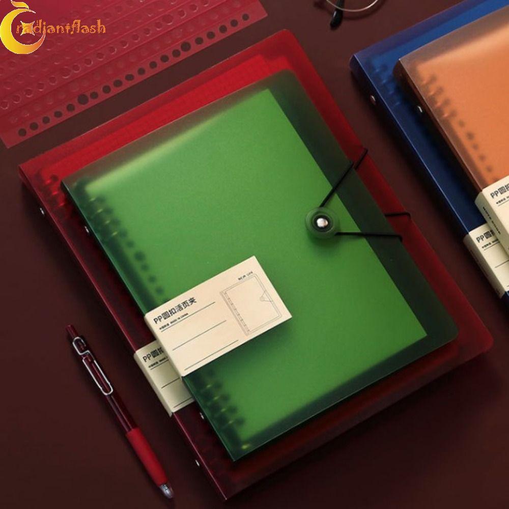 RADIANTFLASH A5 / B5 / A4 Binder Cover, Notebook Binder Inner Cover Loose Leaf Notebook Shell, File 