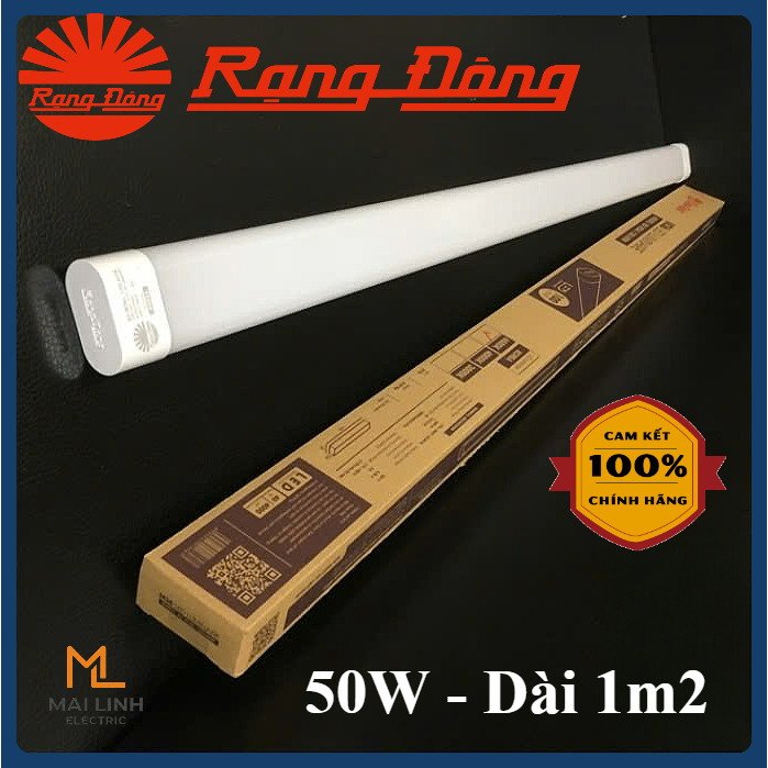 (Rạng Đông) Đèn Led bán nguyệt 50W M36 25W 50W -Dài 1m2 và 60cm - Ánh Sáng Trắng - Model: M36 120/50
