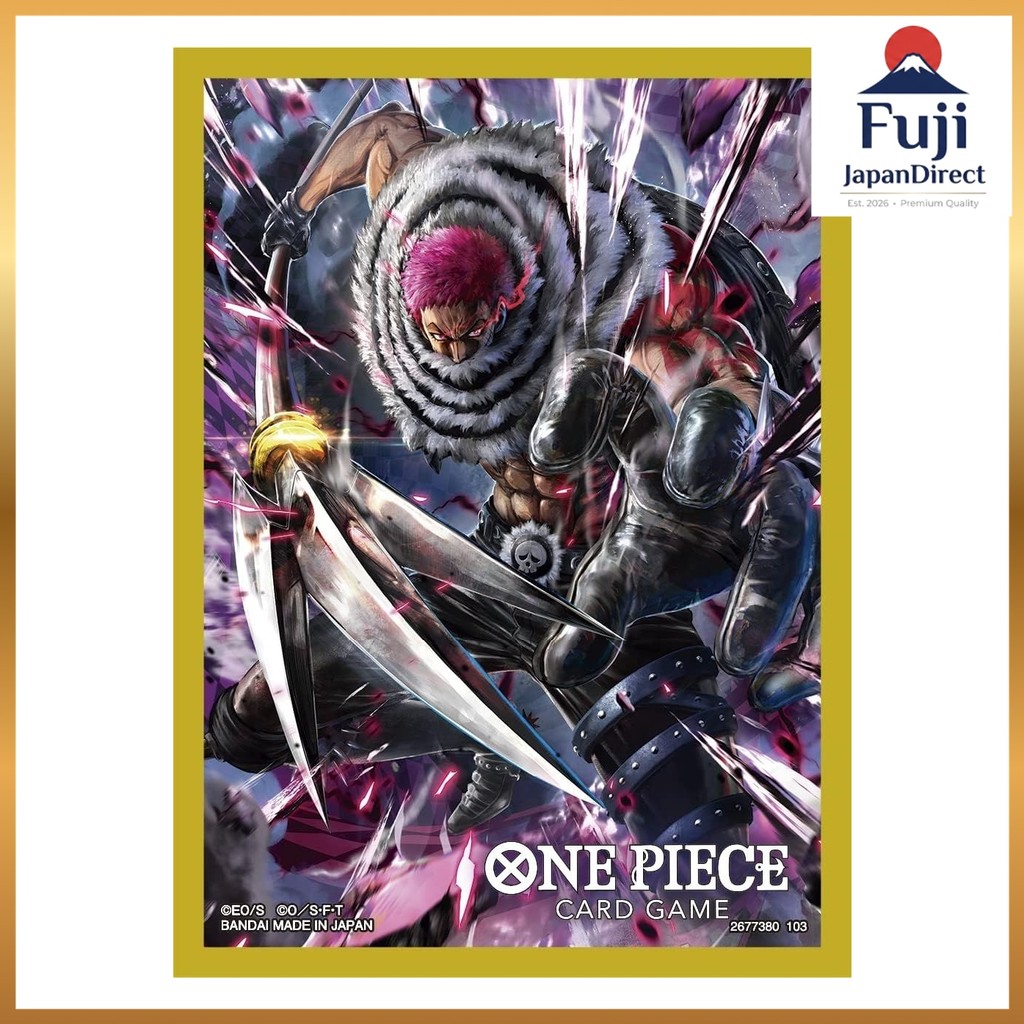 BANDAI ONE PIECE Card Game Official Card Sleeve 3 Charlotte Katakuri Fuji JapanDirect