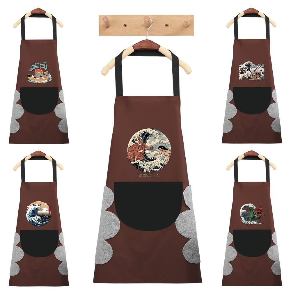 Celemek Waiter Kitchen Cooking Tools Kitchen Apron Kitchen Accessories Sleeveless Apron With Pocket 