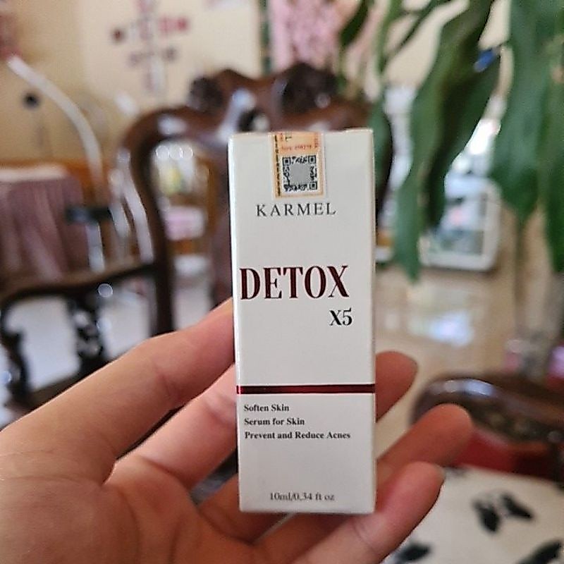 serum detox x5  karmel hỗ trợ giảm mụn nhang gấp 5 lần