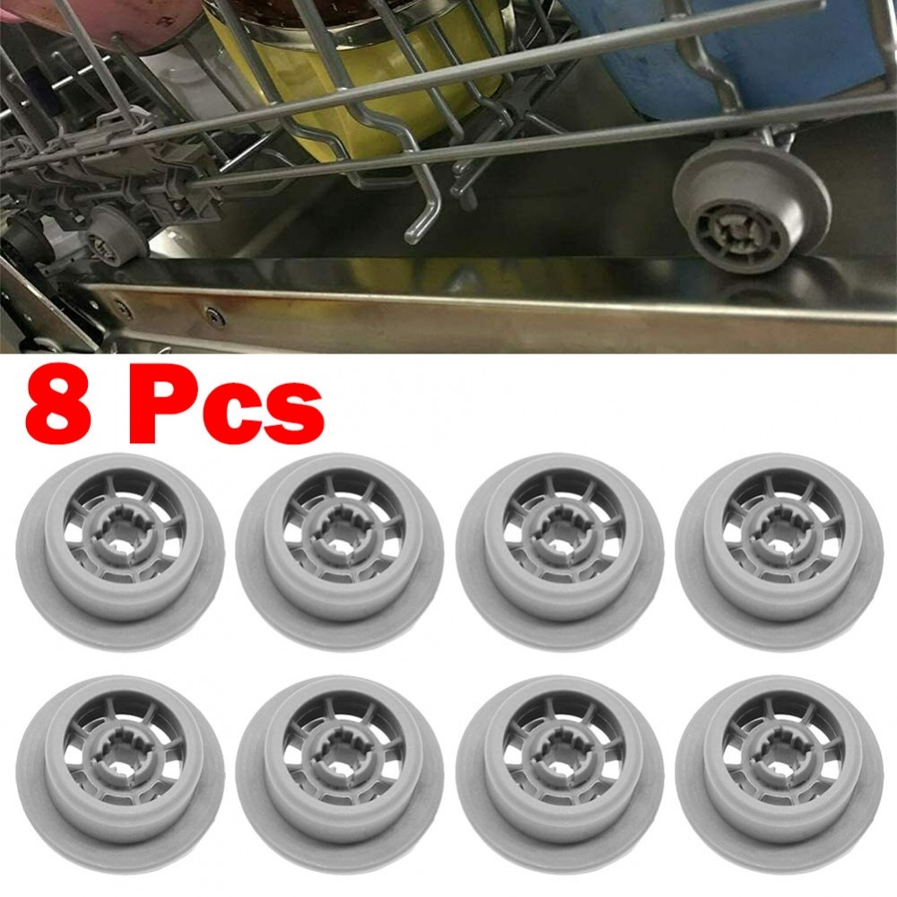 [DOLLDOLL-VN]Basket Wheels 8pcs Durable Highly Matched Practical Tray Wheels Runner