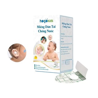 [Top Value] Miếng Dán Tai Chống Nước FM2-2157-724 Có Nút Bông Cho Bé, Màng PU Siêu Mỏng