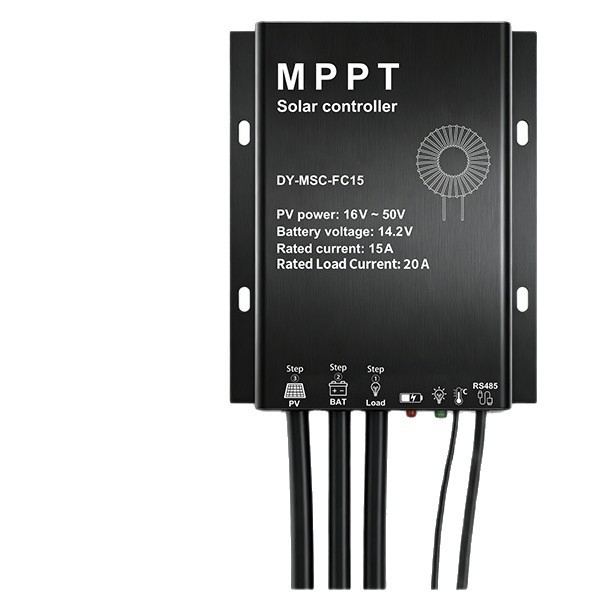 Bộ điều khiển năng lượng mặt trời mppt Step-down 15a 12 / 24v Tự điều chỉnh tản nhiệt chống nước Bộ 