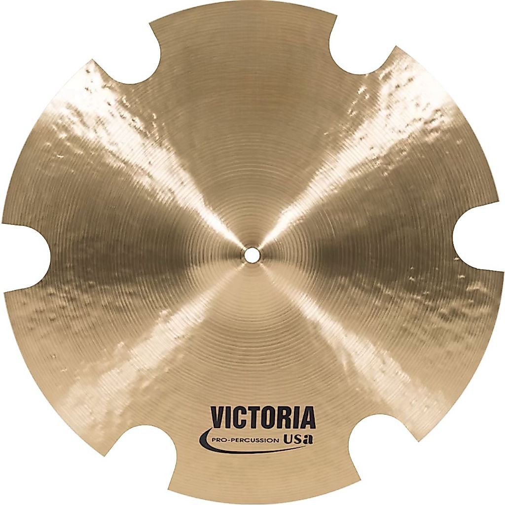 Cymbal Splash 12 inch Victoria Cắt Rãnh Viền