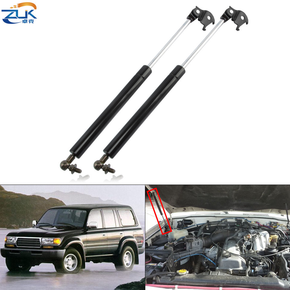 ZUK Động Cơ Hood Stay Bar Bonnet Hỗ Trợ Lò Xo Khí Cho Xe Toyota LAND CRUISER 80 1990-2006 HDJ80 FJ80