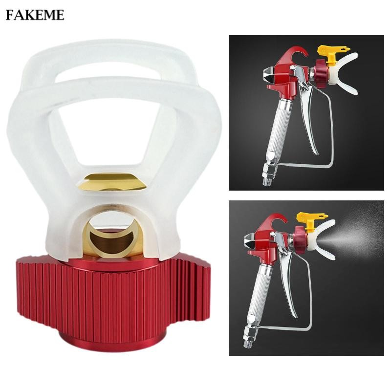 FAKEME Airless Paint Sprayer Tip Guard Tip Guard Base Tiện lợi 7 / 8 inch Thread Thay thế một phần c