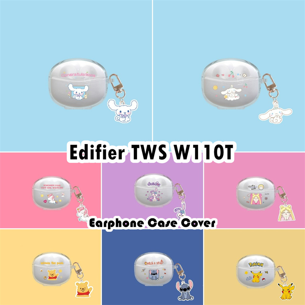 EDIFIER [Còn hàng] Dành cho hộp đựng tai nghe EdifierTWS W110T Vỏ silicon mềm hoạt hình trong suốt