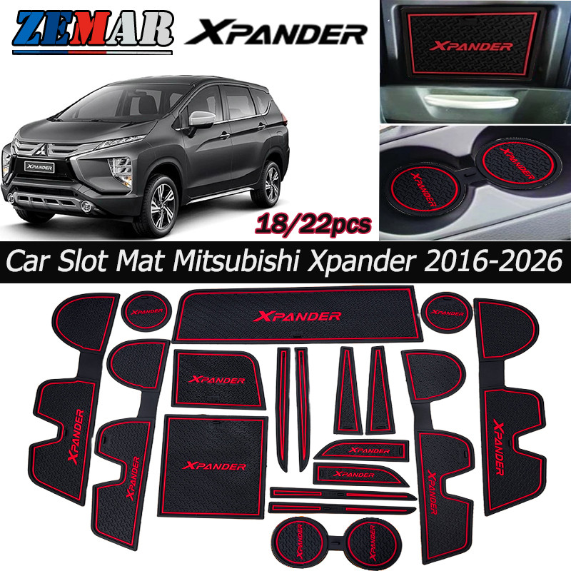 Mitsubishi Xpander Khe Cắm Ô Tô Thảm Silicon Chống Trượt Nội Thất Ô Tô Khe Cắm Cửa Chống Trượt Thảm 