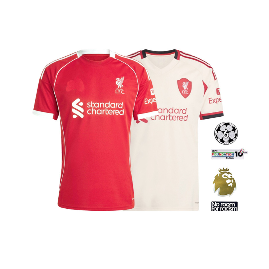 Áo bóng đá sân khách Liverpool 2025 2026