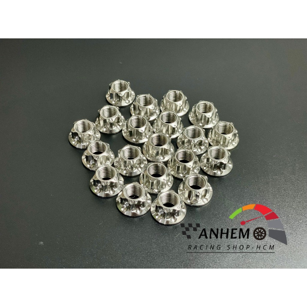 Tán hở salaya 6li 8li 10li 12li 14li Salaya Đầu hở chuẩn Inox 304