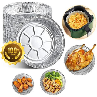 Combo 50 Bát bạc nồi chiên không dầu size 22cm - 19cm, giá rẻ dùng cả tháng